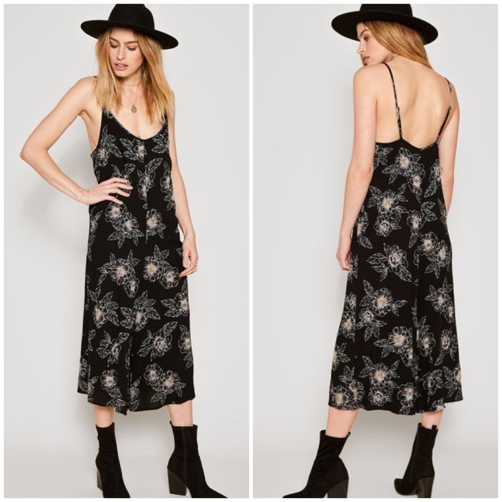 Amuse Society Serene Floral Jumper / Romper
